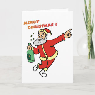 Berusade Santa Helgkort
