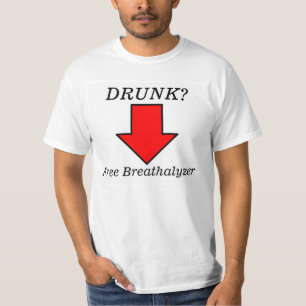 Berusat? Den fria breathalyzeren testar skjortan T Shirt