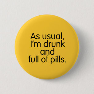Berusat och fullt av Pills knäppas Knapp