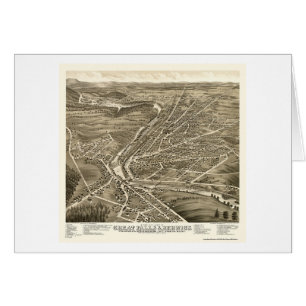 Berwick, MIG & underbara nedgångar, panorama- Hälsningskort