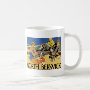 Berwick Skottland vintage resoraffisch Kaffemugg