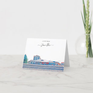 Berwyn Illinois Personlig Note Card Tack Kort
