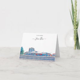 Berwyn Illinois Personlig Note Card Tack Kort