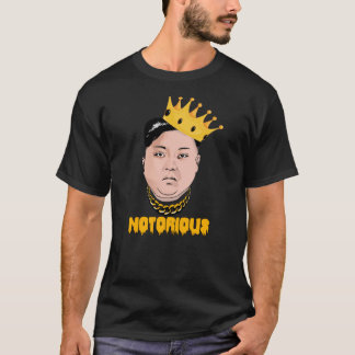 BERYKTAD KIM JONG-UN -- Guld - T-shirt