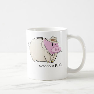 Beryktad P.I.G Kaffemugg