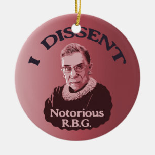 Beryktad RBG - p Julgransprydnad Keramik