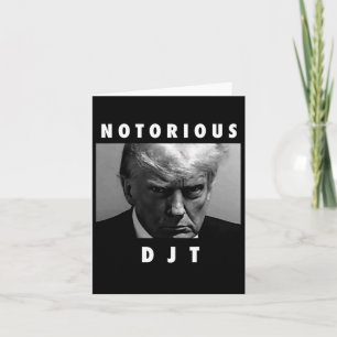 Beryktade Djt Donald Trump Mug Shot Republikan 202 Kort