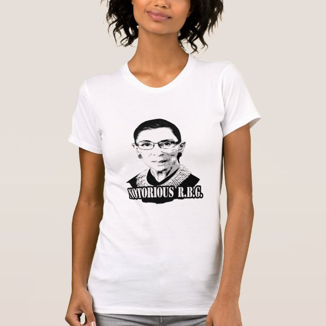 Beryktade R.B.G. - Ruth Bader Ginsburg T Shirt (Framsida)