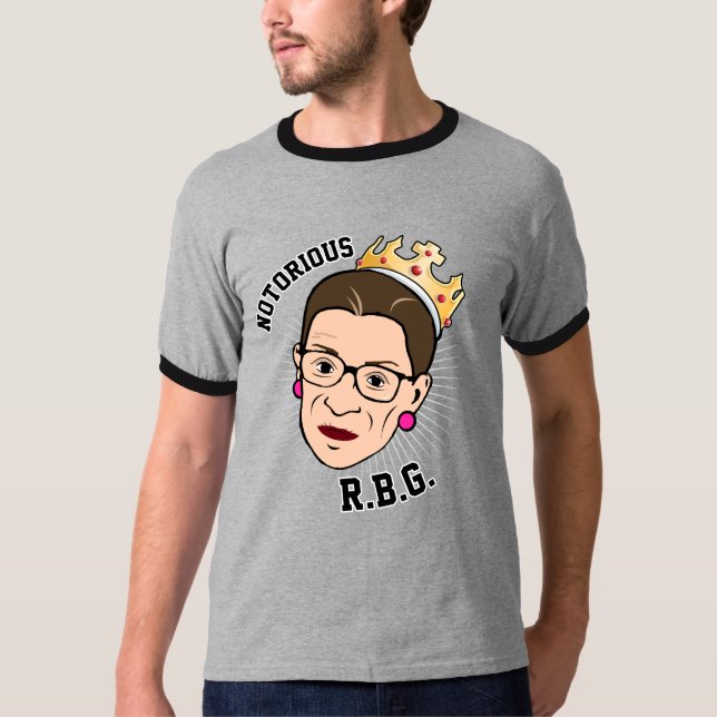 Beryktade RBG - Ruth Bader Ginsburg -- T Shirt (Framsida)