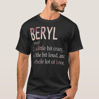 Beryl Girl Namn Definition T Shirt
