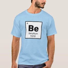 Beryllium/Periodic Bord - BE Inslag T-Shirt