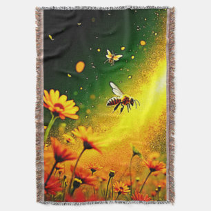 Bes Golden Pollen Burst Joy Design Filt