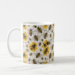 Bes Mugg: Charming Bee Design Kaffemugg