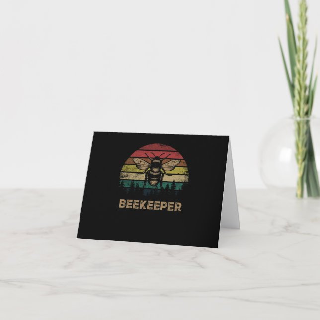 Bes Retrobibiodling Retro Bees Kort (Framsida)
