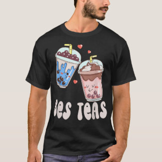 Bes Teas Besties Cute Kawaii Bubble Tea Boba Best T Shirt