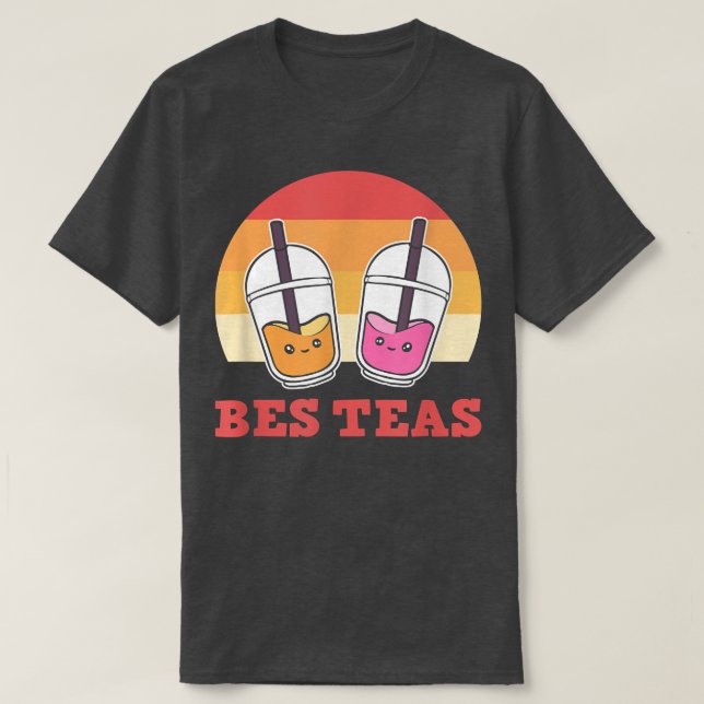 Bes Teas Bubble Tea Boba70 T Shirt (Design framsida)