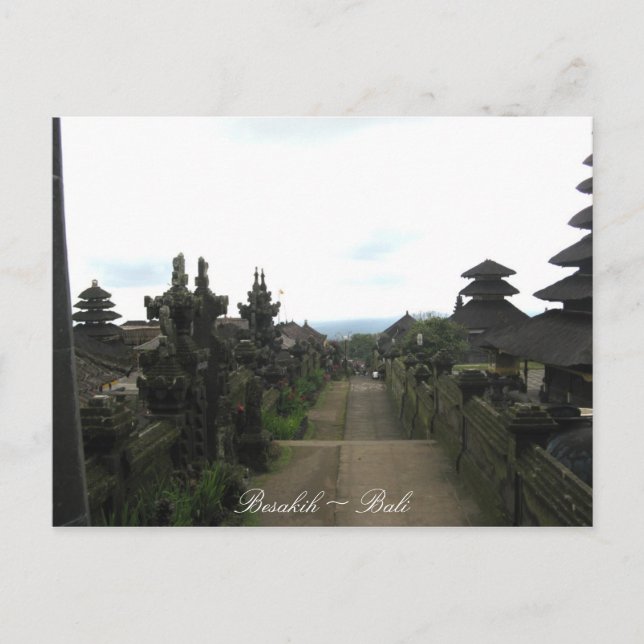 Besakih Temple Bali-vykort Vykort (Framsida)