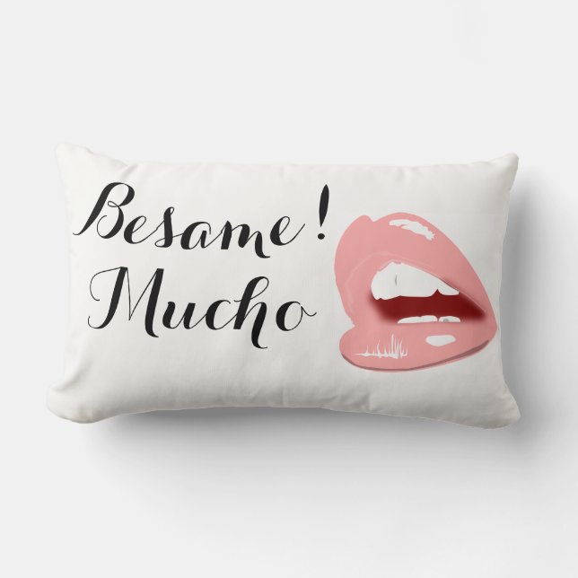 Besame mucho lumbarkudde (Framsida)