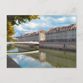 Besançon Along flodstranden Vykort