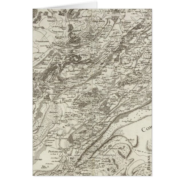 Besancon Hälsningskort (Framsidan)