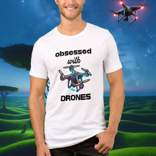 Besatt av drönare t shirt