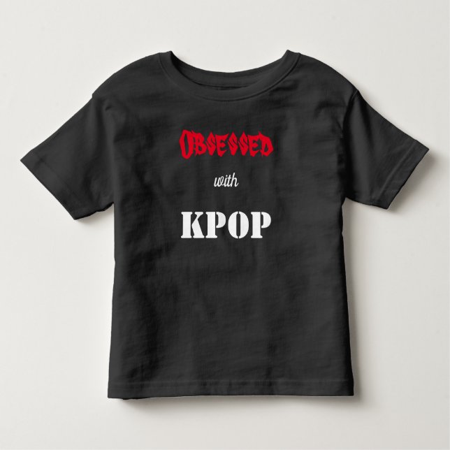 Besatt av KPOP Barn T-Shirt (Framsida)