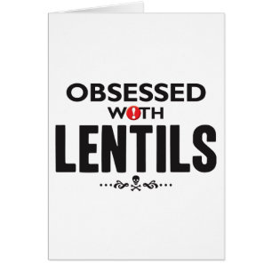 Besatt lin hälsningskort