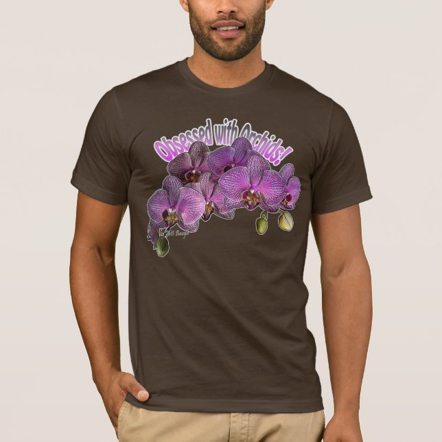Besatt med OrchidsT-tröja Tee (Framsida)