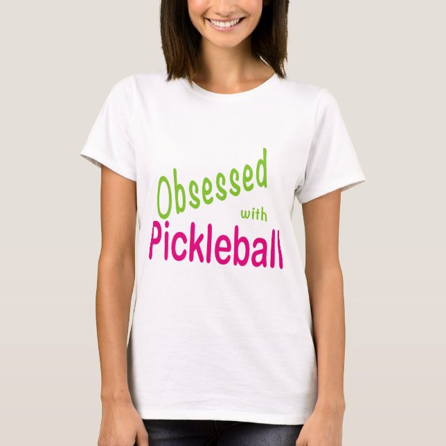 Besatt med Pickleball Tröja (Framsida)