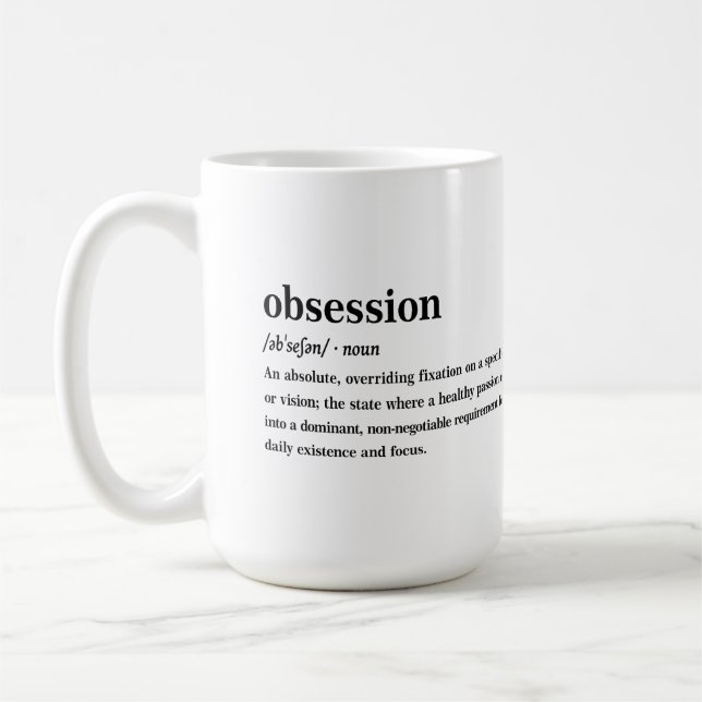 Besatthet Ordboksdefinition Estetik  Kaffemugg (Vänster)