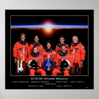 Besättning av Uppdrag STS-95 Poster