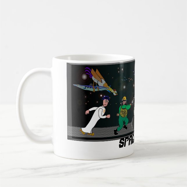 Besättning på springan kaffemugg (Vänster)