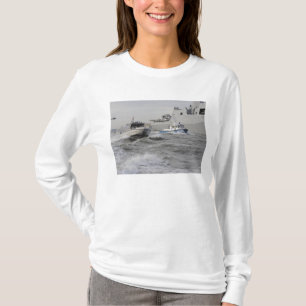 Besättningar från kustbevakning- och t shirt