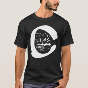 Besättningar kontrollerar T-tröjaSVART T Shirt