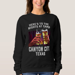 Besättningar till natten i Camp Canyon City Campin T Shirt