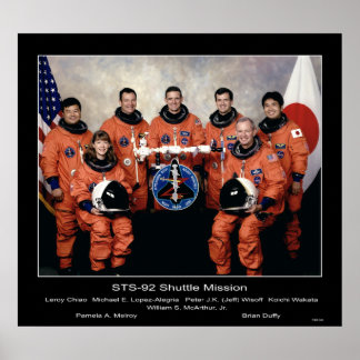 Besättningen av SSTS-92 Shuttle Uppdrag... Poster