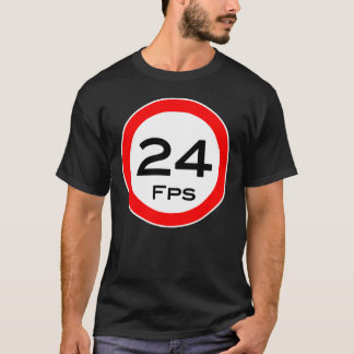 Besättningen för T-SKJORTAkameran "24 Fps" beklär Tee Shirt