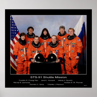 Besättningen på SM-91 Shuttle Uppdrag... Poster