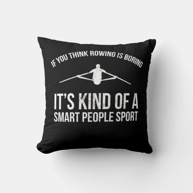 Besättningen Rving Smart People Sport Gift Tee Kudde (Framsida)