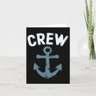 Besättningens anchor Nautical Boat Sailing Seafare Kort