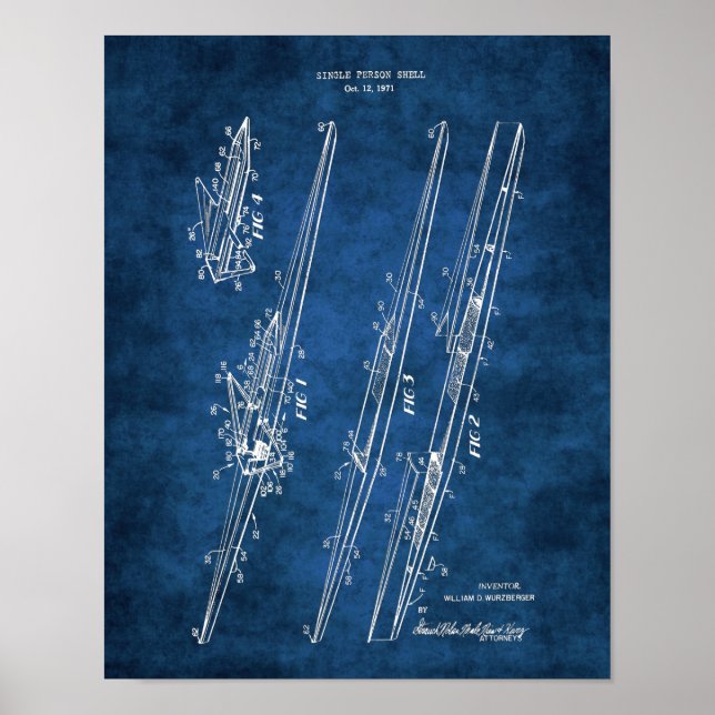 Besättningens bogsering Poster patenterdiagram öve (Framsidan)