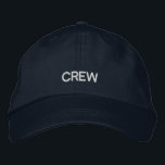 Besättningens broderade justerbara tak broderad keps<br><div class="desc">En klassbesättning med broderade justerbara tak. Välj stil och färg. Anpassadet är en mall.</div>