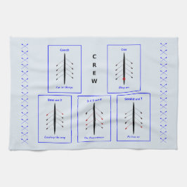 Besättningens positioner och viktökning kökshandduk