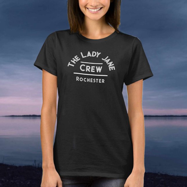 Besättningsmedlem för fartyg eller yacht t shirt (Skapare uppladdad)