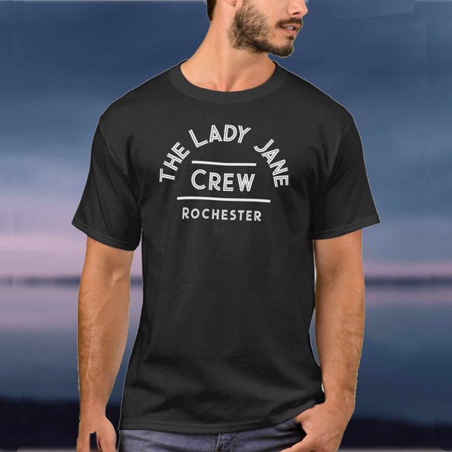 Besättningsmedlem för fartyg eller yacht t shirt (Skapare uppladdad)