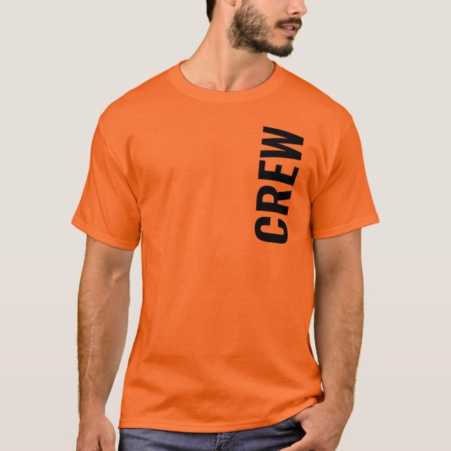 Besättningspersonal Manar Athletic Orange Dubbla S T Shirt (Framsida)