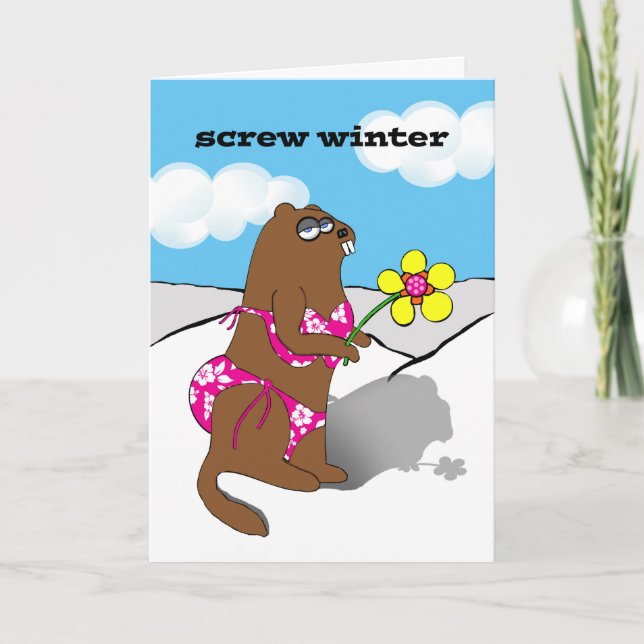 Besättningsvinter, Ljubilt Groundhog Day, Bikini C Kort (Framsida)