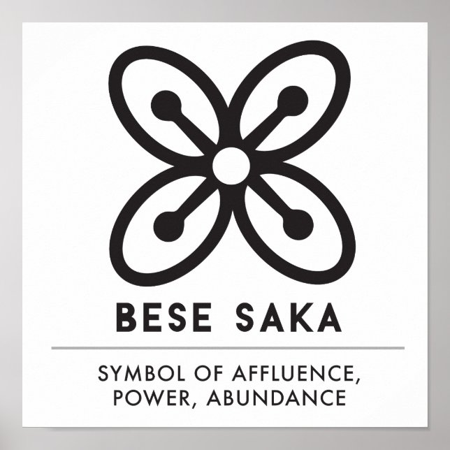 BESE SAKA | Symbol för förekomst, styrka, överflöd Poster (Framsidan)