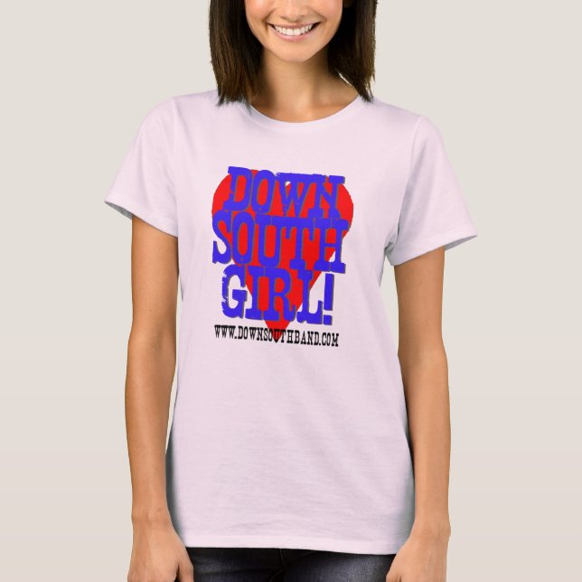 Besegra den södra flickan t-shirt (Framsida)