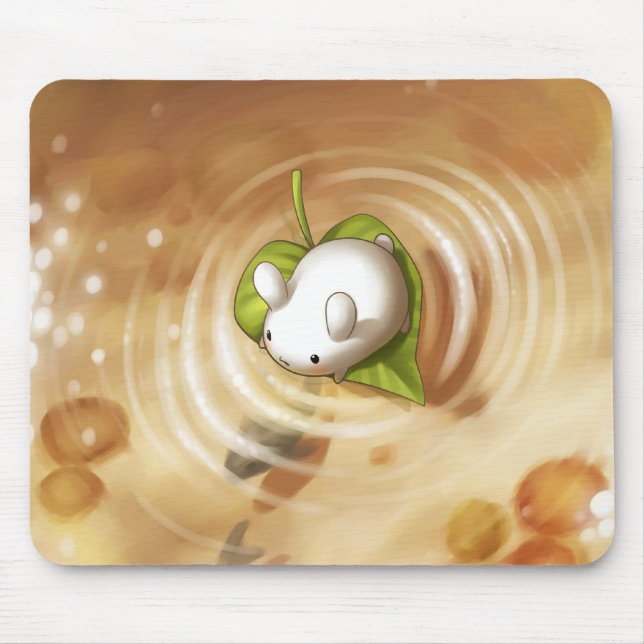 Besegra försiktigt strömma Mousepad Musmatta (Framsidan)